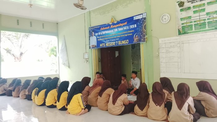 MTsN 7 Bungo Hidupkan Kembali Program Pengembangan Bakat: Siswa Antusias Ikuti Ekstrakurikuler Sabtu Pagi