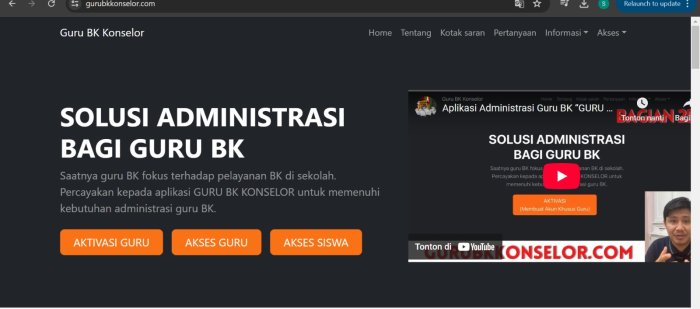 Bapak Ahmad Mursalin, S.Pd Himbau Siswa Kelas IX MTsN 7 Bungo untuk Mengisi Kuesioner Guru BK Konselor