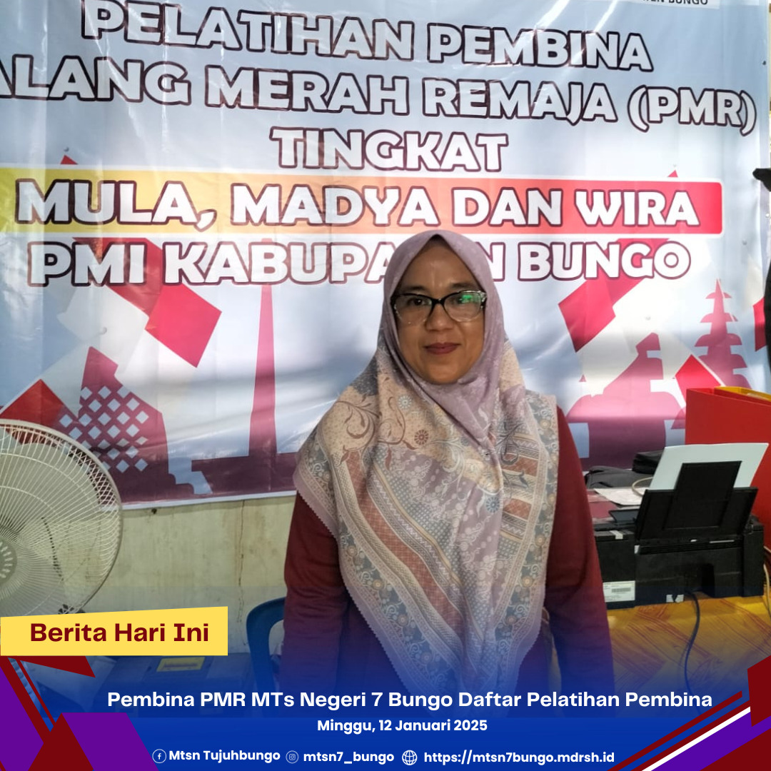 Pembina PMR MTs Negeri 7 Bungo Daftar Pelatihan Pembina