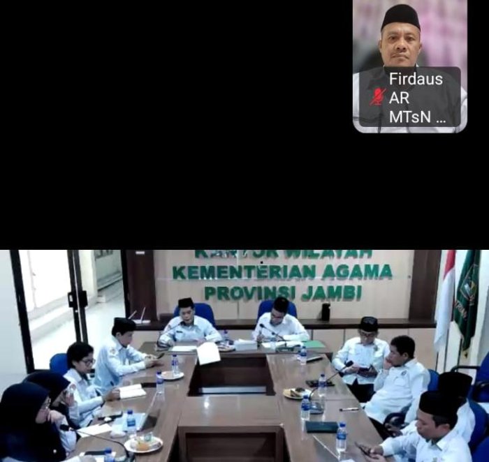 Kepala MTsN 7 Bungo Ikuti Rapat Koordinasi Penyusunan Rencana Kerja dan Anggaran Tahun 2027 Kanwil Kemenag Jambi