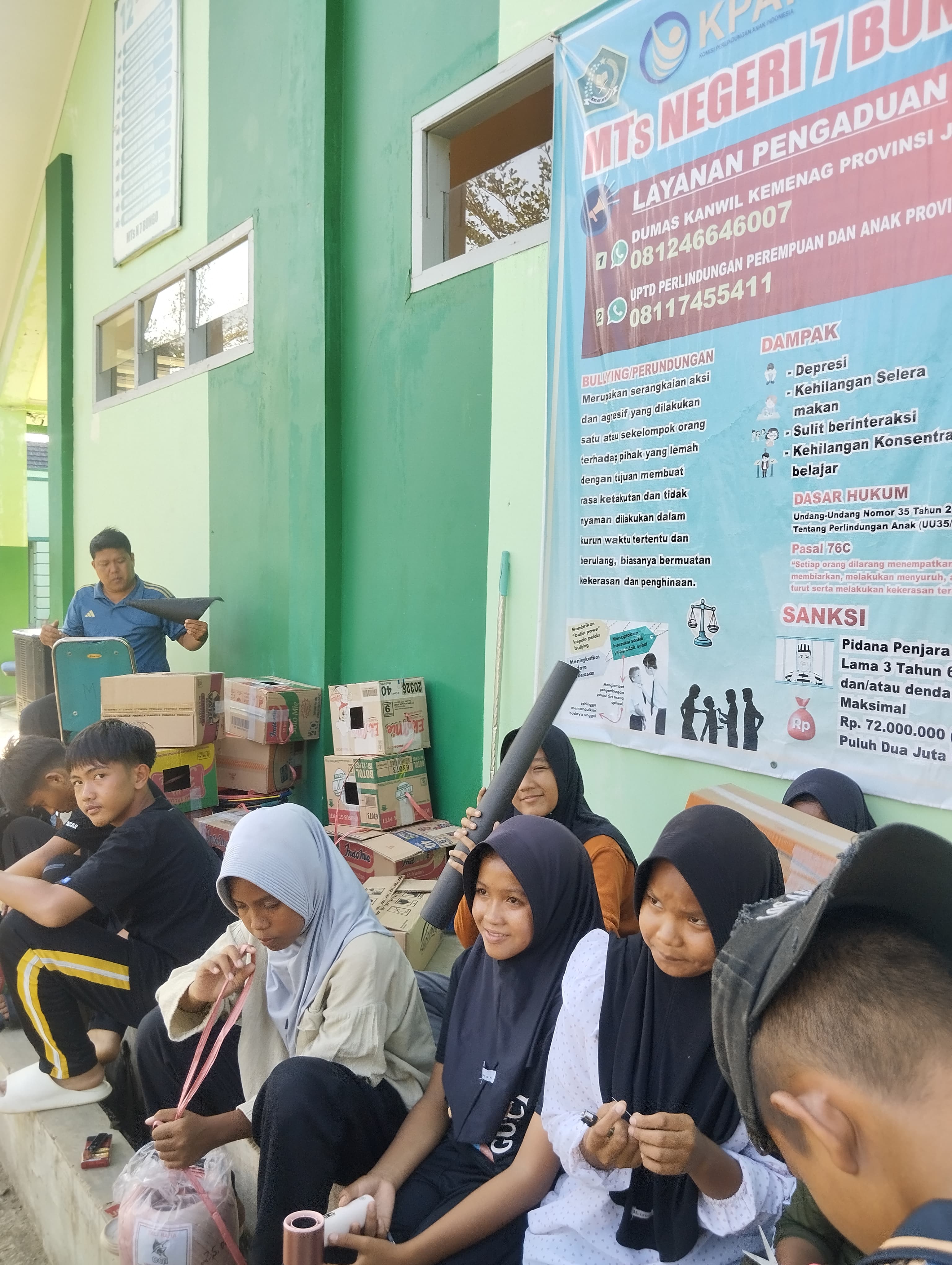 OSIM MTsN 7 Bungo Gelar Persiapan Menyambut Perayaan HUT ke-80 RI