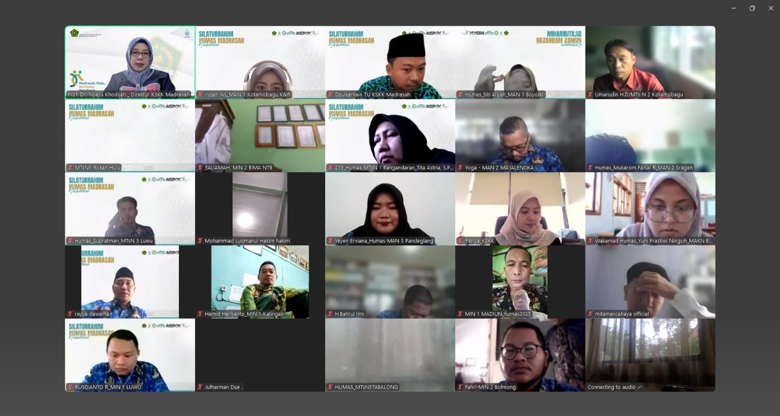 Tim Humas MTsN 7 Bungo Ikuti Silaturahmi Humas Madrasah 2025: Perkuat Visi dan Aksi Publikasi Prestasi Secara Daring