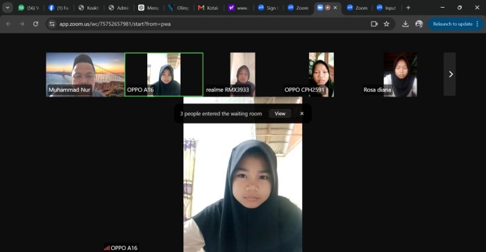 Hari Ketiga PJJ, MTsN 7 Bungo Pastikan Proses Pembelajaran Tetap Berjalan di Tengah Kabut Asap
