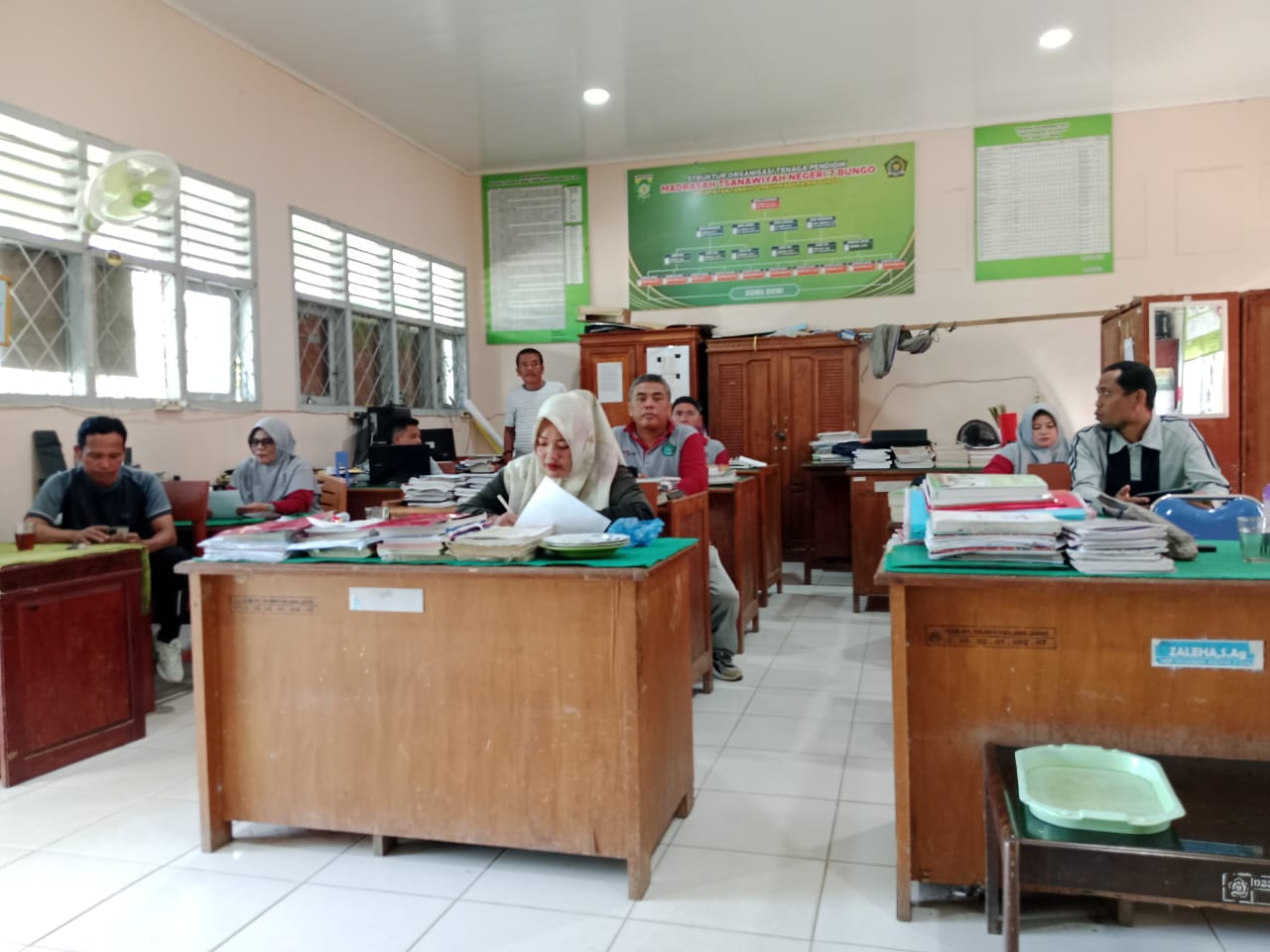 Rapat Rutin Awal Bulan di MTs Negeri 7 Bungo