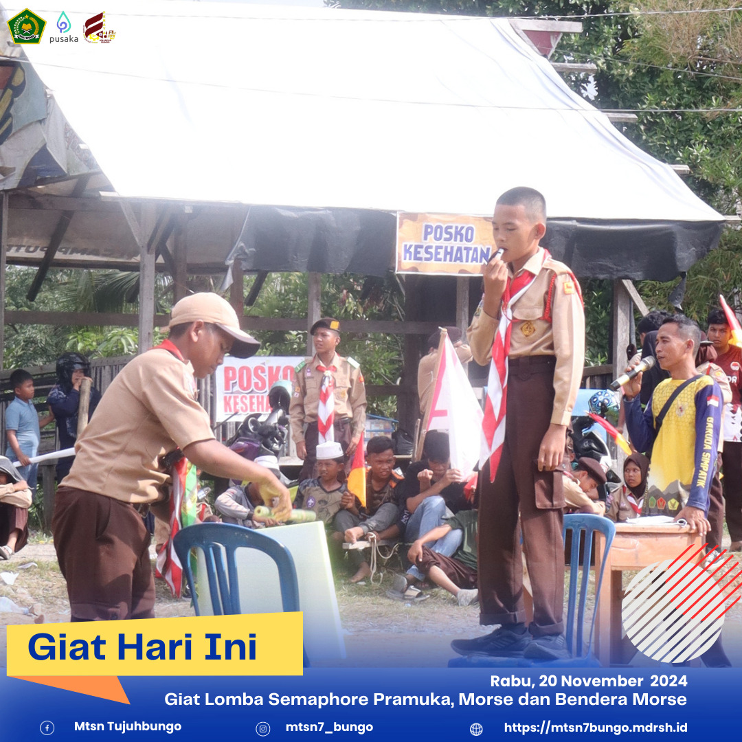 Hari Kedua PERATA 2024, Kontingen MTs Negeri 7 Bungo Tampil Penuh Semangat