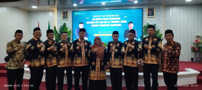 Kepala MTsN 7 Bungo Hadiri Rakor Kepala Madrasah se-Provinsi Jambi 2026, Perkuat Sinergi dan Tata Kelola Pendidikan